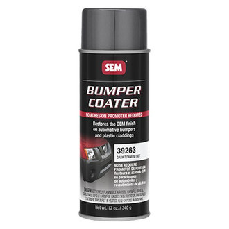 SEM® - Bumper Coater™ 12 fl. oz. Dark Titanium Metallic Aerosol Automotive Bumpers and Plastic Paint