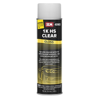 SEM® - 15.5 fl. oz. Gloss Clear 1K HS Aerosol High Solids Lacquer