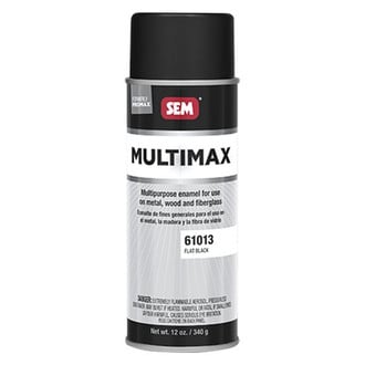 SEM® - MultiMax™ 12 fl. oz. Flat Black Aerosol Multi Purpose Paint