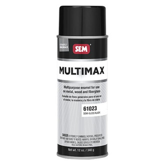 SEM® - MultiMax™ 12 fl. oz. Semi Gloss Black Aerosol Multi Purpose Paint