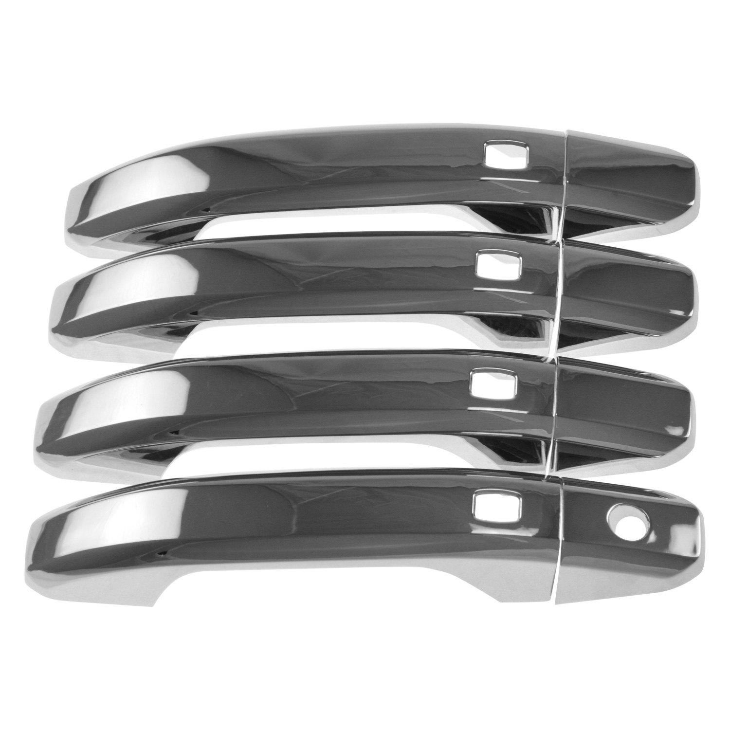 Tyger ABS Triple Chrome Plated Door Handle Cover Fits 2014-2015 Chevy Silverado/GMC Sierra 1500 4 Doors Without Passenger Keyhole Handle Cover Fits 
