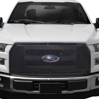 SES Trims® - 1-Pc Gloss Black Mesh Main Grille