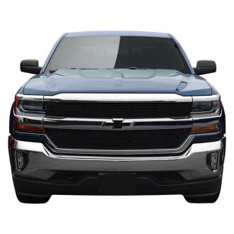 Chevy Silverado Custom Grilles | Billet, Mesh, CNC, LED, Chrome, Black