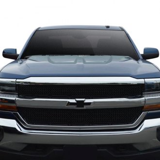 Chevy Silverado Custom Grilles | Billet, Mesh, CNC, LED, Chrome, Black