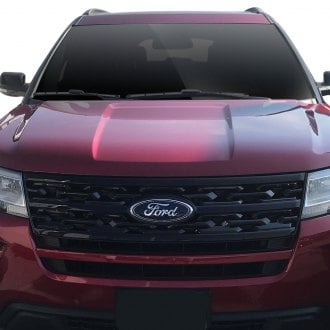 2018 Ford Explorer Custom Grilles | Billet, Mesh, LED, Chrome, Black