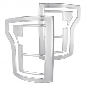 Ford F-150 Raptor Stainless steel Taillight Trim Rings Brushed ACC-772002