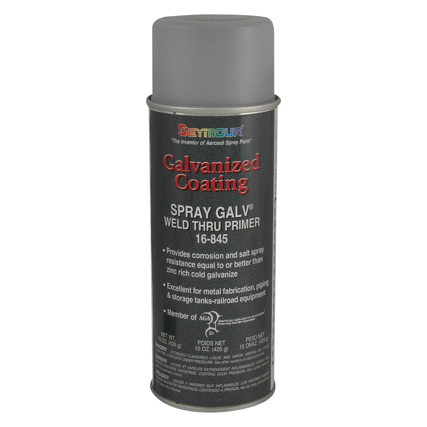 Seymour® 16845 SpraGalv™ 16 fl. oz. Zinc Rich WeldThru Aerosol Primer