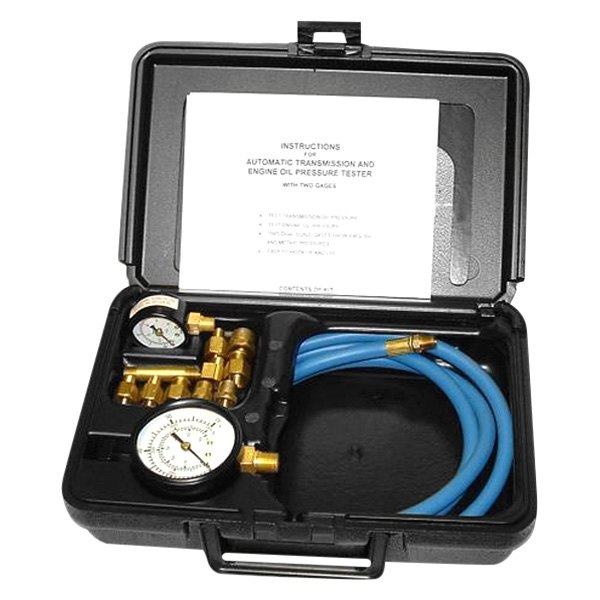 S&G Tool Aid® - 1 to 600 psi Automatic Transmission and Engine Oil Pressure Tester with Two Gauges in Blow Molded Case