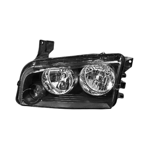 Sherman® - Driver Side Replacement Headlight, Dodge Charger
