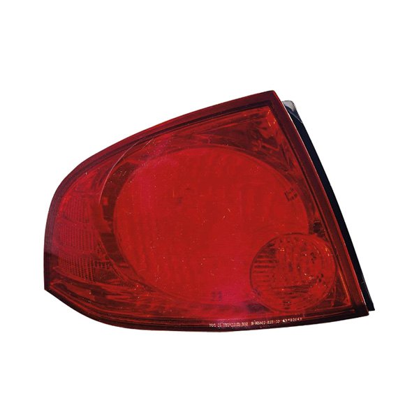 Sherman® - Driver Side Outer Replacement Tail Light, Nissan Sentra