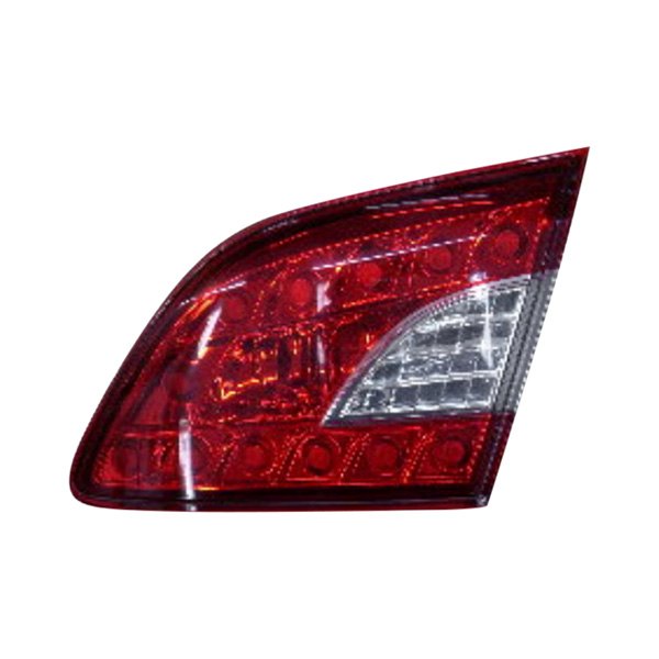 Sherman® - Inner Chrome/Red LED Tail Lights, Nissan Sentra