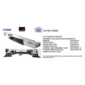 Sherman® - Rear Step Bumper Assembly (Value Line)