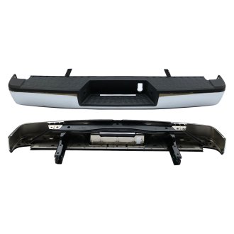 Nissan Titan Replacement Rear Bumpers | Covers, Chrome – CARiD.com