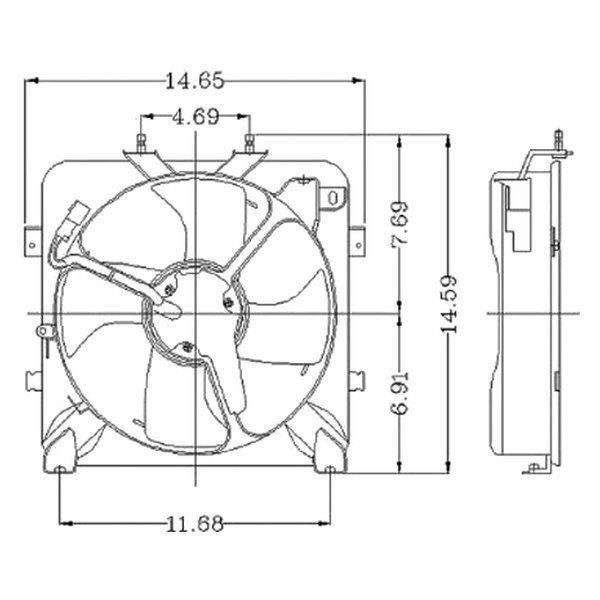 Sherman® - A/C Condenser Fan