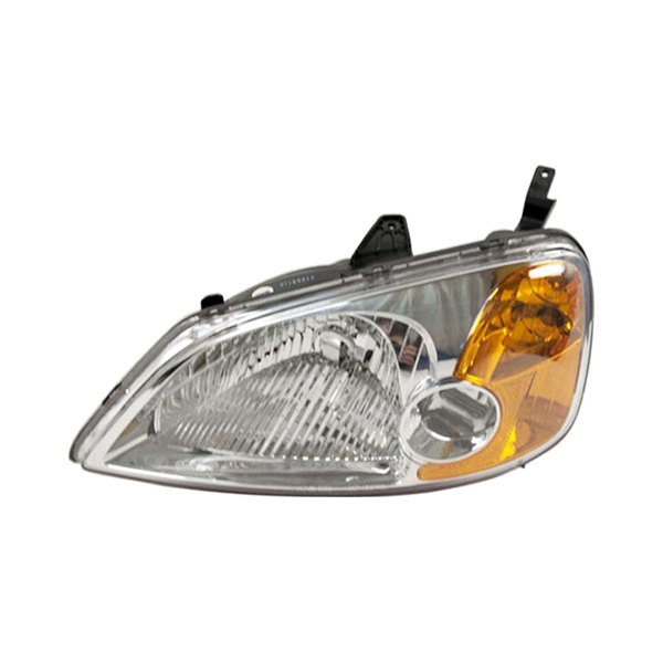 Sherman® - Driver Side Replacement Headlight, Honda Civic