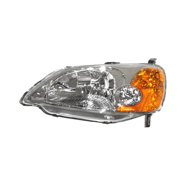 Sherman® - Driver Side Replacement Headlight, Honda Civic
