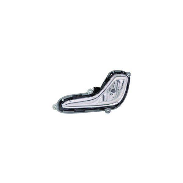 Sherman® - Driver Side Replacement Fog Light, Hyundai Accent