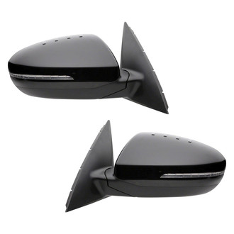 Sherman® - Power Heated Manual-Foldaway Side View Mirror