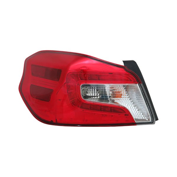 Sherman® - Driver Side Replacement Tail Light Lens and Housing, Subaru WRX