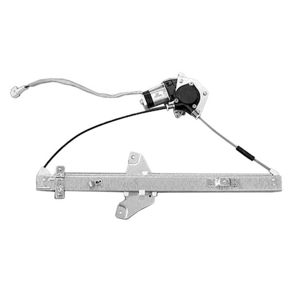Sherman® - Front Driver Side Power Window Regulator and Motor Assembly