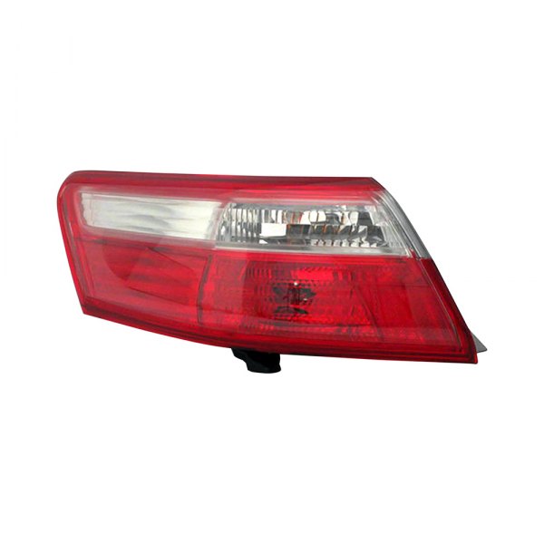 Sherman® - Driver Side Outer Replacement Tail Light Lens and Housing, Toyota Camry