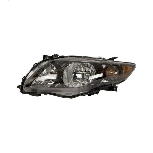 Sherman® - Driver Side Replacement Headlight, Toyota Corolla