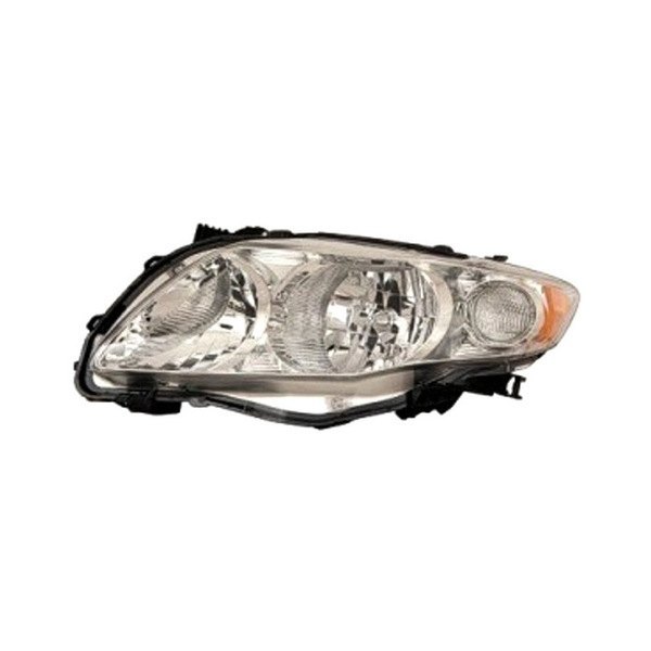 Sherman® - Driver Side Replacement Headlight, Toyota Corolla
