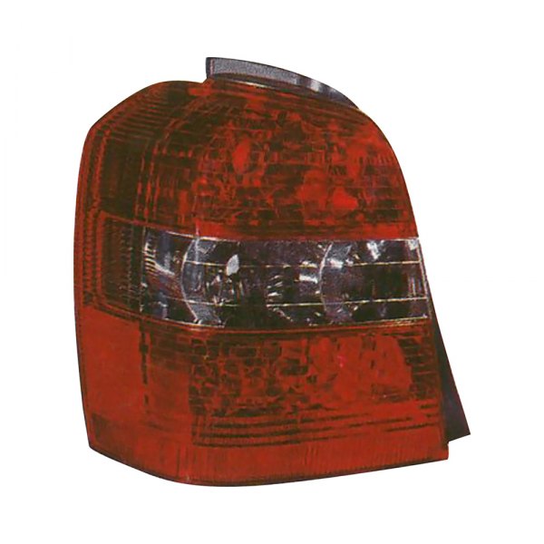 Sherman® - Driver Side Replacement Tail Light Lens and Housing, Toyota Highlander