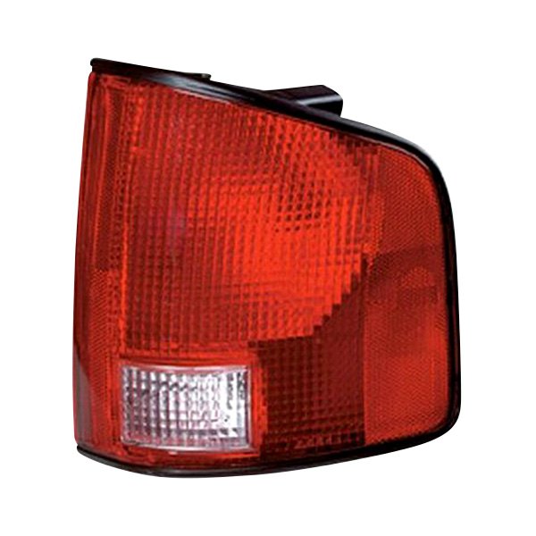 Sherman® - Passenger Side Replacement Tail Light Lens and Housing, Chevy S-10 Pickup