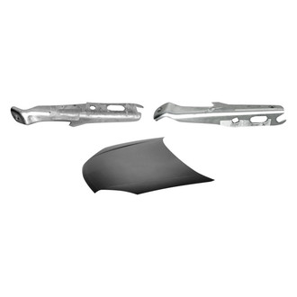 Sherman® - 3-Piece (Hood Panel, Driver and Passenger Side Hood Hinge) (Value Line)