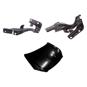 Sherman® BNDL-200587 - 3-Piece (Hood Panel, Driver and Passenger Side Hood Hinge) (Value Line)