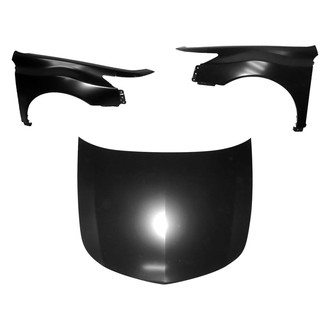 Sherman® BNDL-207544 - 3-Piece (Hood Panel, Front Driver and Passenger Side Fender) (CAPA Certified)