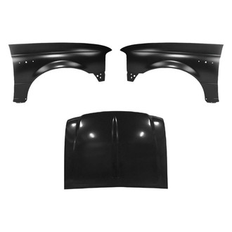 Sherman® BNDL-207691 - 3-Piece (Hood Panel, Front Driver and Passenger Side Fender) (CAPA Certified)
