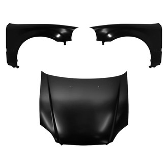 Sherman® BNDL-207816 - 3-Piece (Hood Panel, Front Driver and Passenger Side Fender) (CAPA Certified)