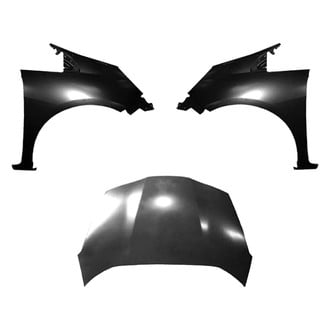 Sherman® BNDL-207850 - 3-Piece (Hood Panel, Front Driver and Passenger Side Fender) (CAPA Certified)