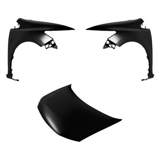 Sherman® BNDL-207856 - 3-Piece (Hood Panel, Front Driver and Passenger Side Fender) (Value Line)