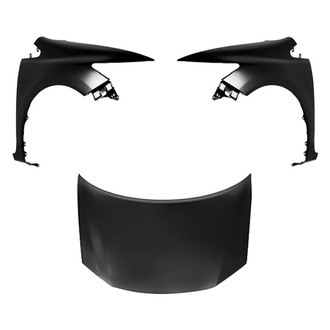 Sherman® BNDL-207857 - 3-Piece (Hood Panel, Front Driver and Passenger Side Fender) (Value Line)