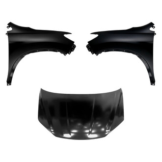 Sherman® BNDL-207897 - 3-Piece (Hood Panel, Front Driver and Passenger Side Fender) (CAPA Certified)