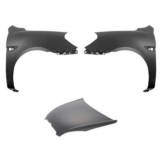 Sherman® BNDL-207908 - 3-Piece (Hood Panel, Front Driver and Passenger Side Fender) (Value Line)
