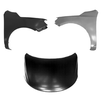Sherman® BNDL-207986 - 3-Piece (Hood Panel, Front Driver and Passenger Side Fender) (CAPA Certified)
