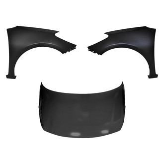 Sherman® BNDL-208000 - 3-Piece (Hood Panel, Front Driver and Passenger Side Fender) (CAPA Certified)