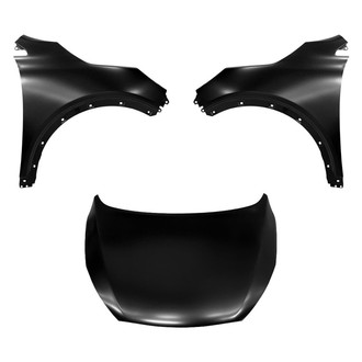 Sherman® BNDL-208009 - 3-Piece (Hood Panel, Front Driver and Passenger Side Fender) (CAPA Certified)