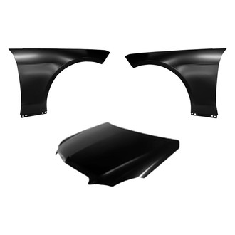 Sherman® BNDL-208069 - 3-Piece (Hood Panel, Front Driver and Passenger Side Fender) (CAPA Certified)