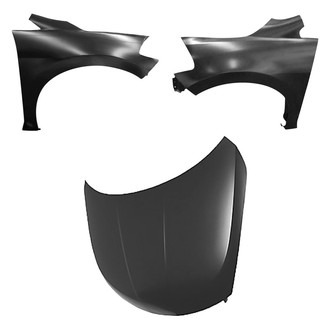 Sherman® BNDL-208116 - 3-Piece (Hood Panel, Front Driver and Passenger Side Fender) (CAPA Certified)
