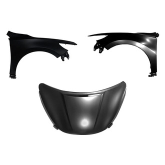 Sherman® BNDL-208162 - 3-Piece (Hood Panel, Front Driver and Passenger Side Fender) (CAPA Certified)