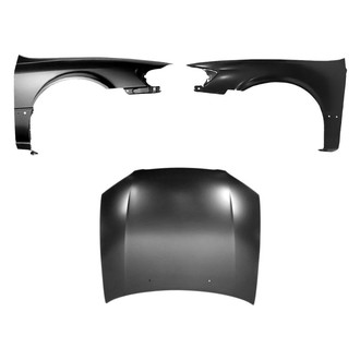 Sherman® BNDL-208206 - 3-Piece (Hood Panel, Front Driver and Passenger Side Fender) (CAPA Certified)