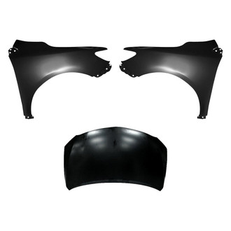 Sherman® BNDL-208259 - 3-Piece (Hood Panel, Front Driver and Passenger Side Fender) (Value Line)