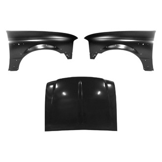 Sherman® BNDL-208405 - 3-Piece (Hood Panel, Front Driver and Passenger Side Fender) (Value Line)