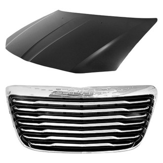 Sherman® - 2-Piece (Hood Panel, Grille) (Value Line)