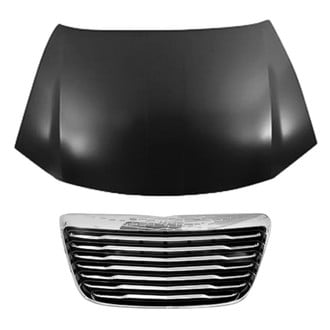 Sherman® - 2-Piece (Hood Panel, Grille) (Value Line)